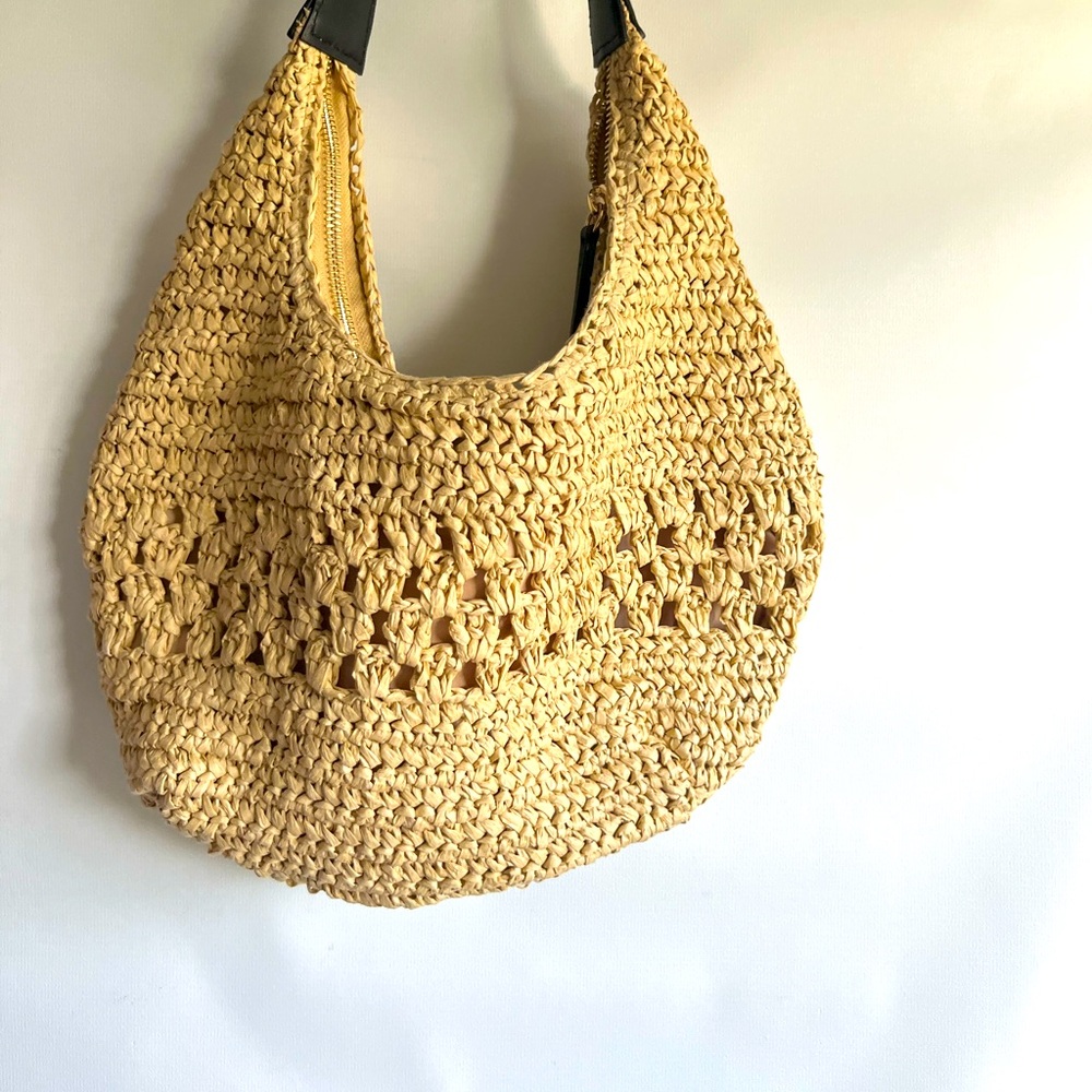 H&M Tan Woven Bag
